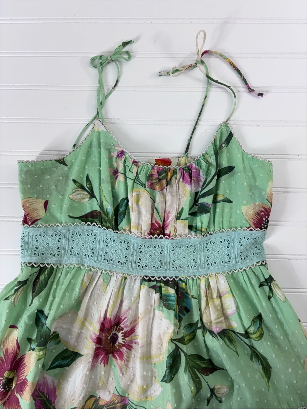 FARM Rio Floral Midi Dress in Purple, Pink, Green, Cream Large runs small - Picture 7 of 13